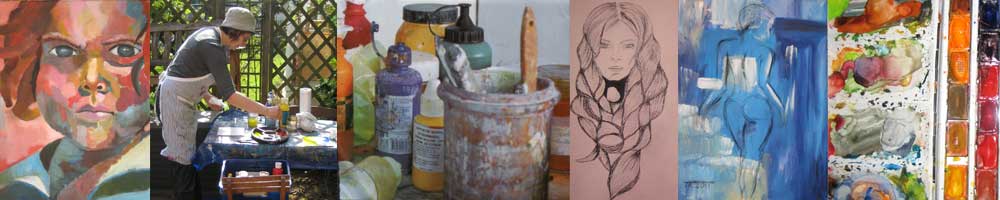 Malkurse Erwachsene Atelier im Knauer-Garten