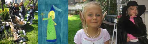 Kindergeburtstag Atelier im Knauer-Garten