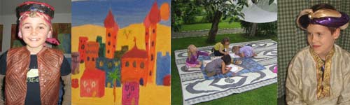 Kindergeburtstag Atelier im Knauer-Garten