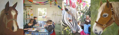 Kindergeburtstag Atelier im Knauer-Garten
