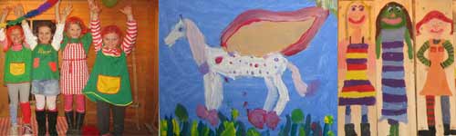 Kindergeburtstag Atelier im Knauer-Garten