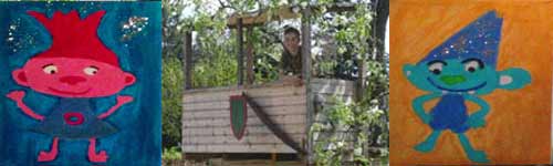 Kindergeburtstag Atelier im Knauer-Garten