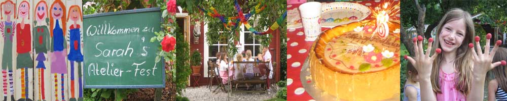 Kindergeburtstag Atelier im Knauer-Garten