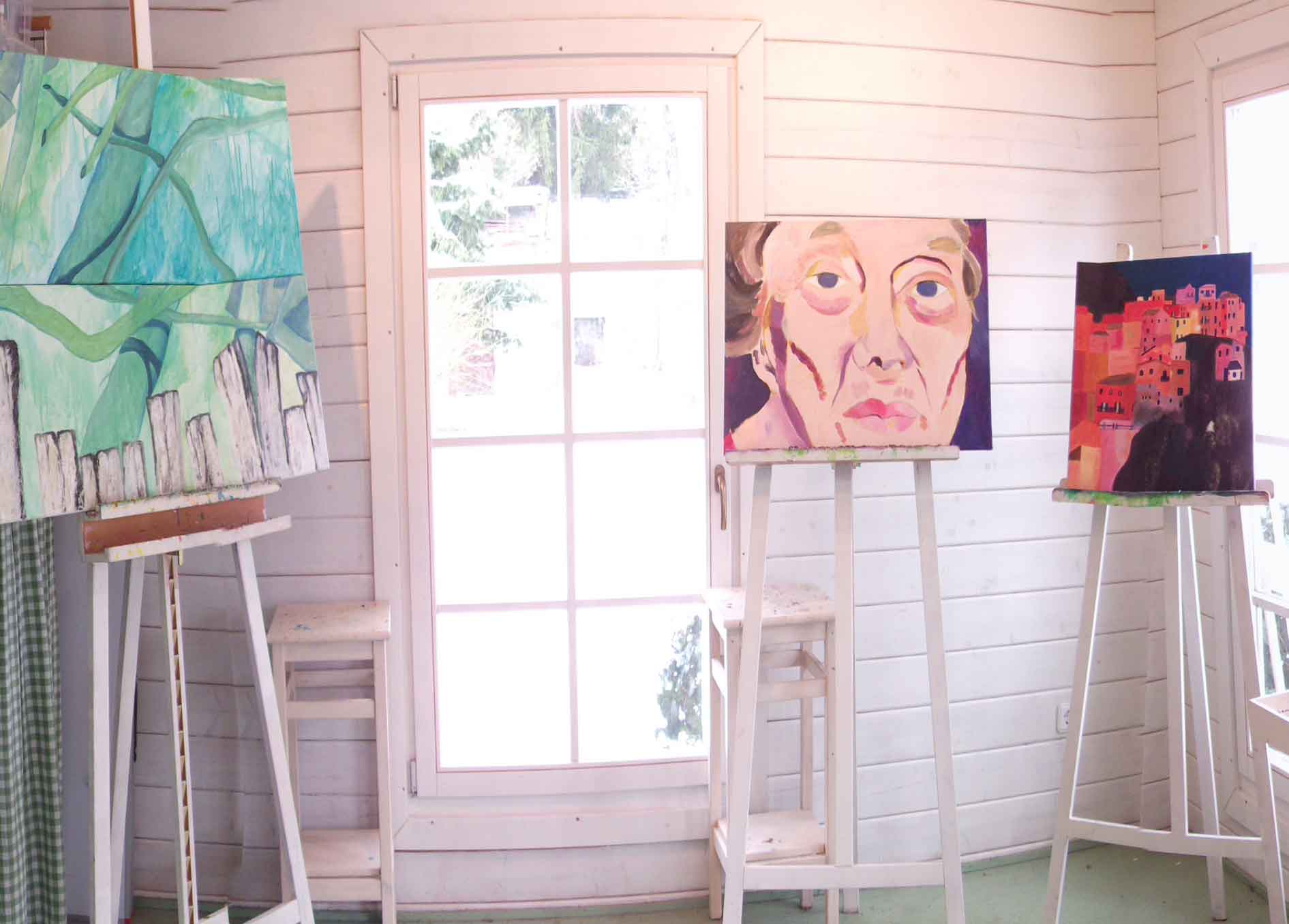 Malkurse Atelier im Knauer-Garten